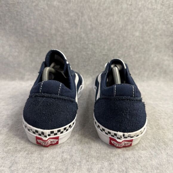 Vans Shoes Womens Size 6.5 Navy Blue & White Low Top Classic Skateboard Sneakers - Picture 5 of 9